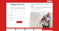 Desktop Screenshot of ca.singlesover70.com